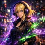 Anime girl with headphones — best Brazilian phonk songs March 2026
