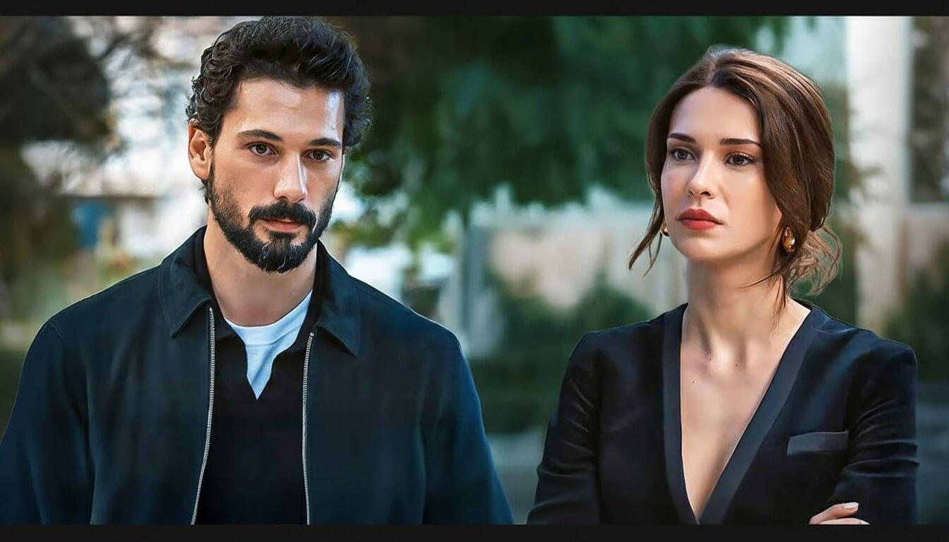 Official poster of Yeraltı Turkish series featuring Deniz Can Aktaş as Haydar Ali and Devrim Özkan.